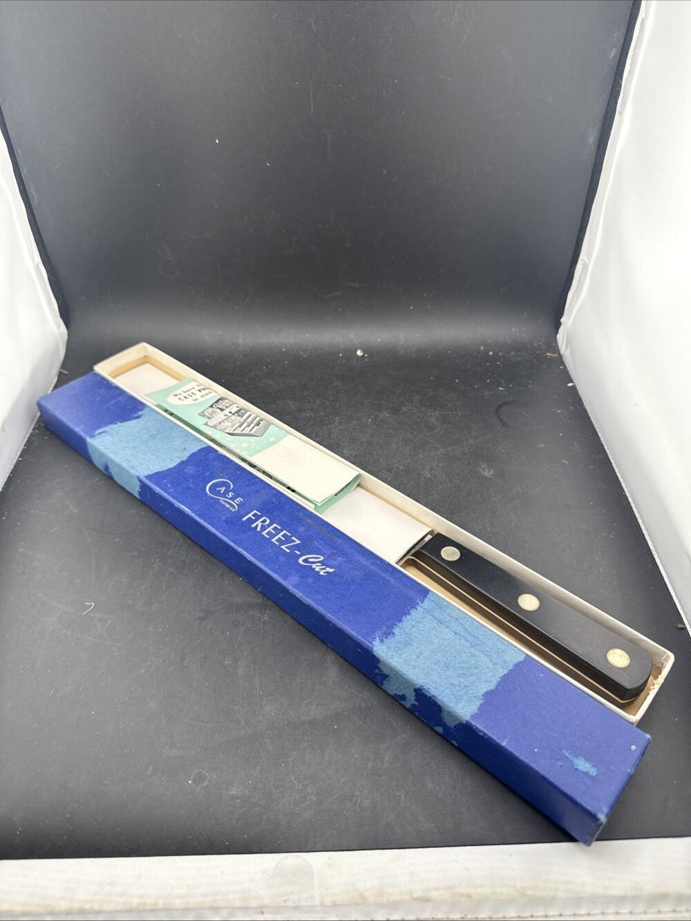 NOS Case XX Freez-Cut Frozen Food Knife w/ Original Box & Paperwork
